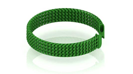 13mm 4- Line  spiral Franco Cuban Chain or Bracelet 3d model