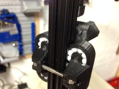 New Plate and Endstop for new carriage recirculating.