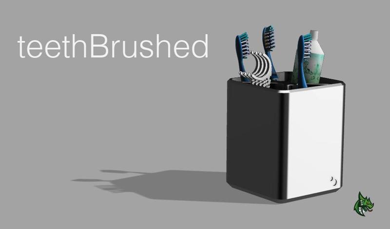 teethBrushed - toothBrush holder