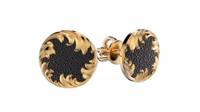 Fashion golden ratio Jewelry earring stud E32