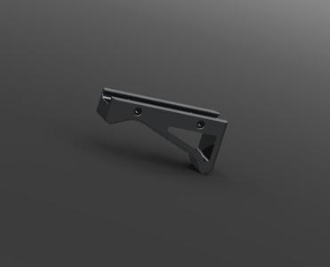angled picatinny grip