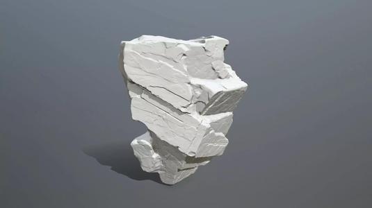 Rock Print piece of
