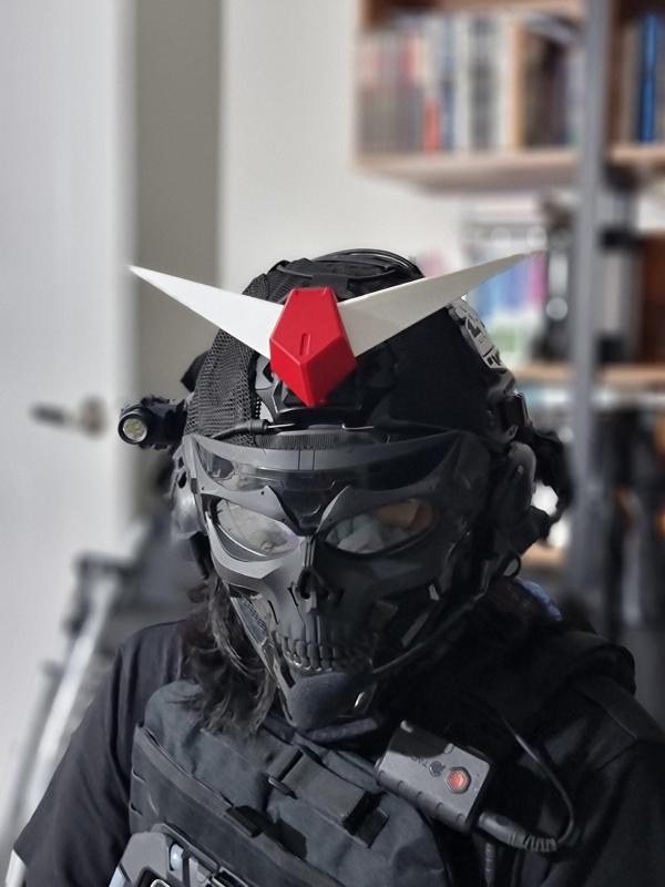 Gundam Blade Antenna for Airsoft OPScore Helmet Shroud