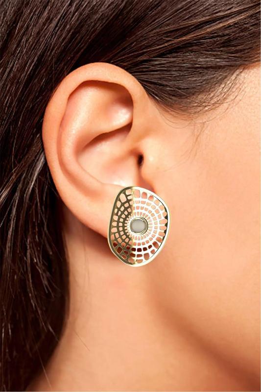 Earrings 004 and jewelry findings  print ready model