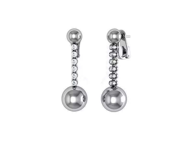 Earrings ready for 3d print