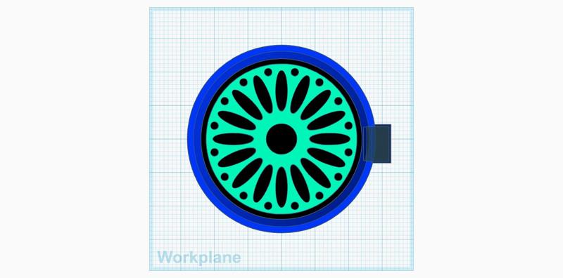 Round Flower Concho