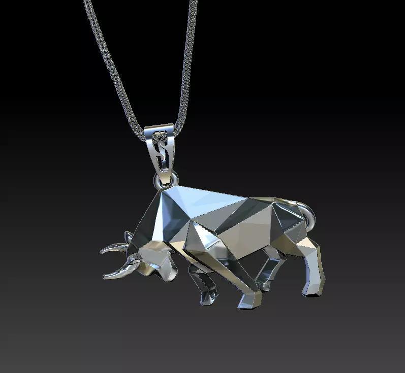 Animal bull 3D print model