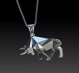 Animal bull 3D print model