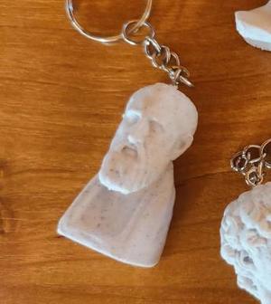 Keychain of Zeno The Greek Philosopher