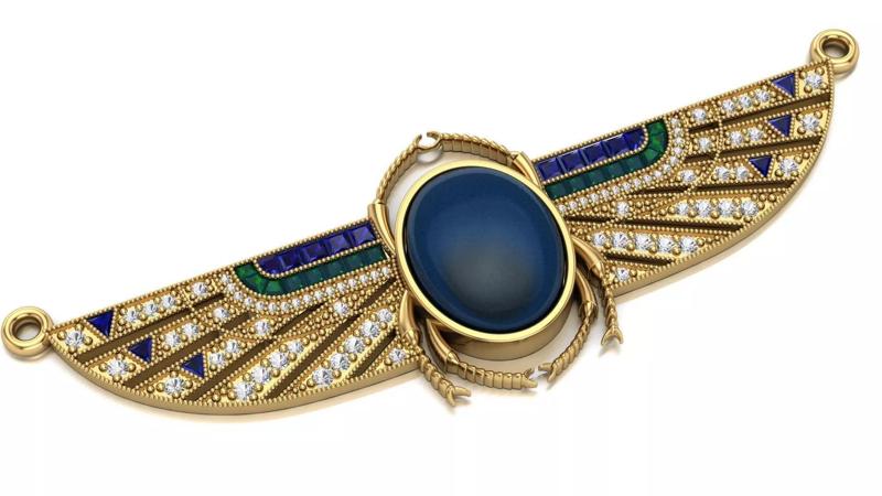 egyptian revival necklace