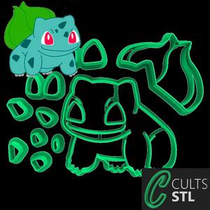 CORTADOR BULBASAURO - POKEMON - 6,5cm