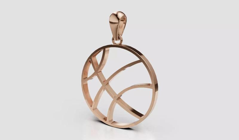 Basketball pendant