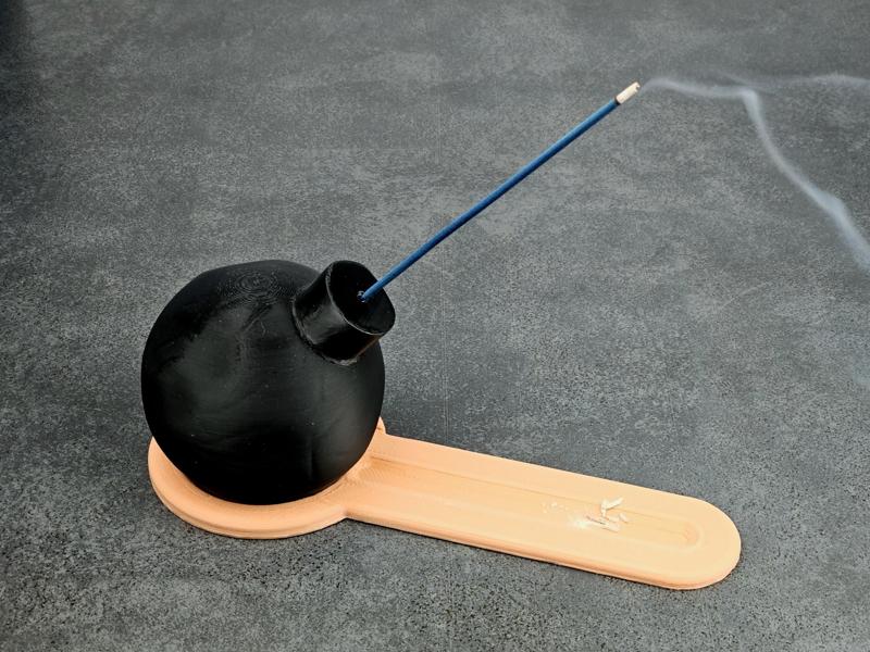 Bomba Incense Stick Holder with Ash Tray for Joss Sticks