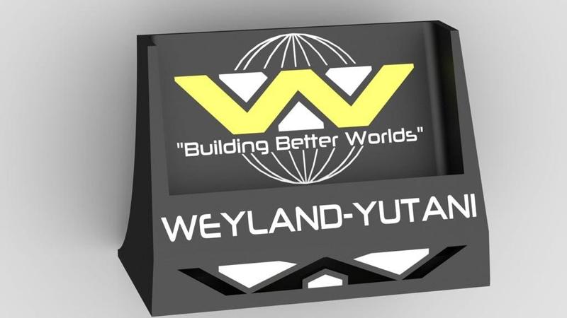 Weyland-Yutani inspired stand for Sony Xperia Z1 (and should work with Z2, 3, 3+ and 5) 