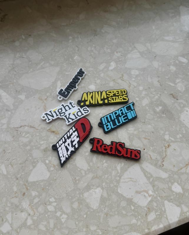 Initial D Keychains – Anime Car Collection