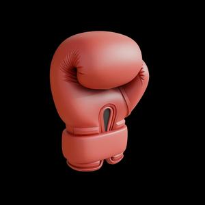 Boxing glove keychain