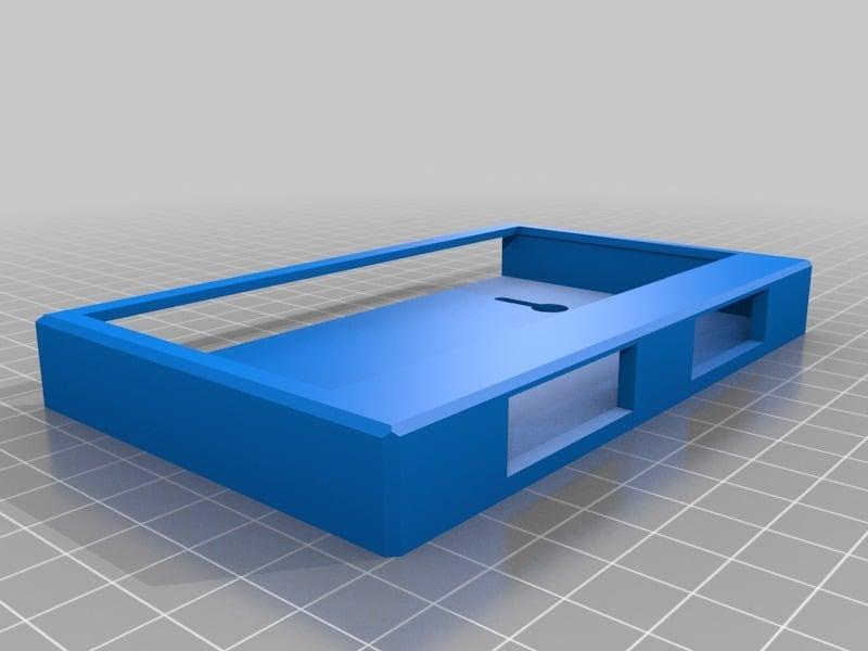 Simple wall mount tablet holder