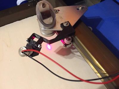  Laserpointer Mount für 40W (K40) CO2 Laser Cutter