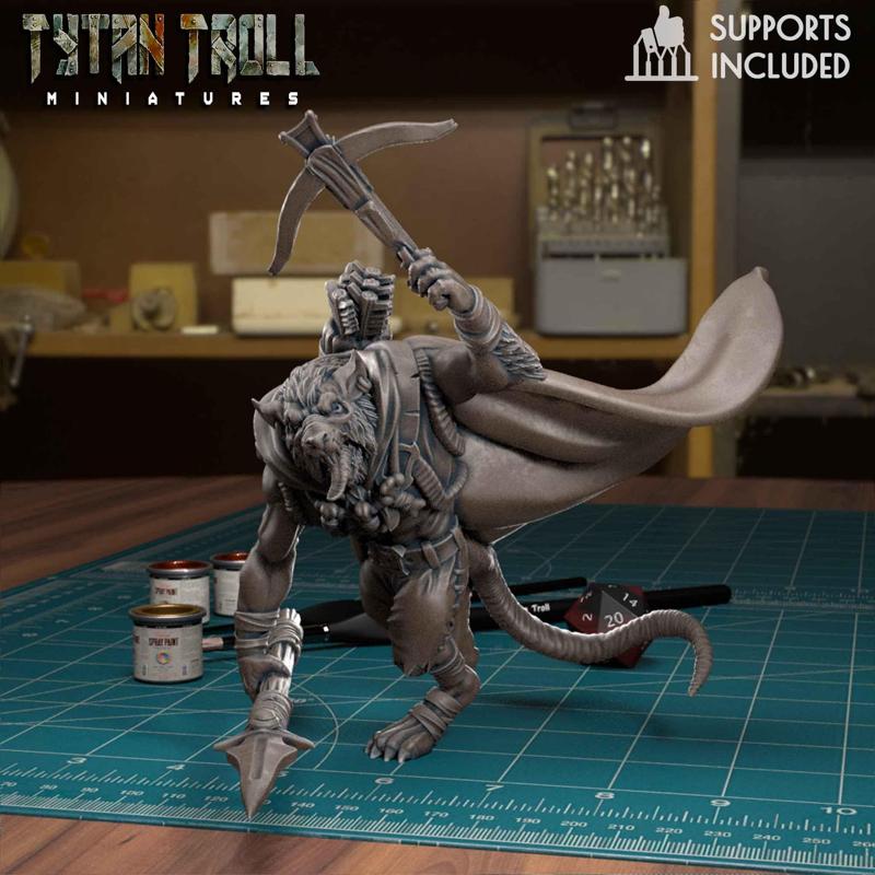 Ratman Crossbow 01 [Pre-Supported]