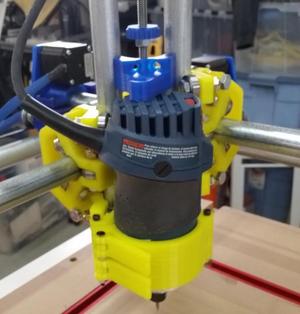 Mostly Printed CNC - Bosch Colt Mount (Old MPCNC)
