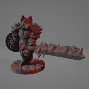 Canid Fireblade Hero