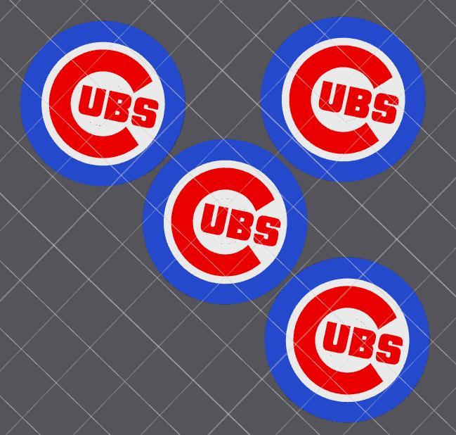 Chicago Cubs - Tire Valve Stem Cap