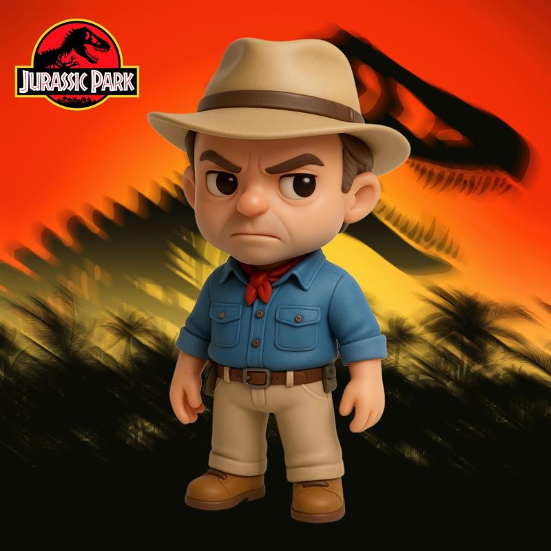 Alant Grant Chibi Jurassic Park