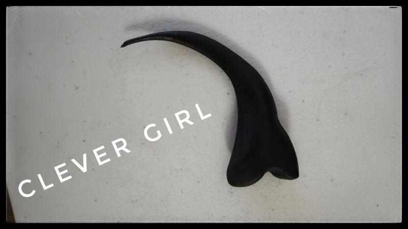 Jurassic Park Inspired Velociraptor Claw Talon Life Sized Fossil Replica