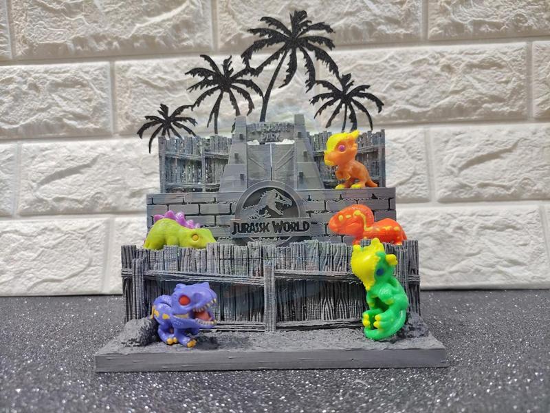 Expositor Especial para Mini Funkos de Jurassic World - Kinder Joy