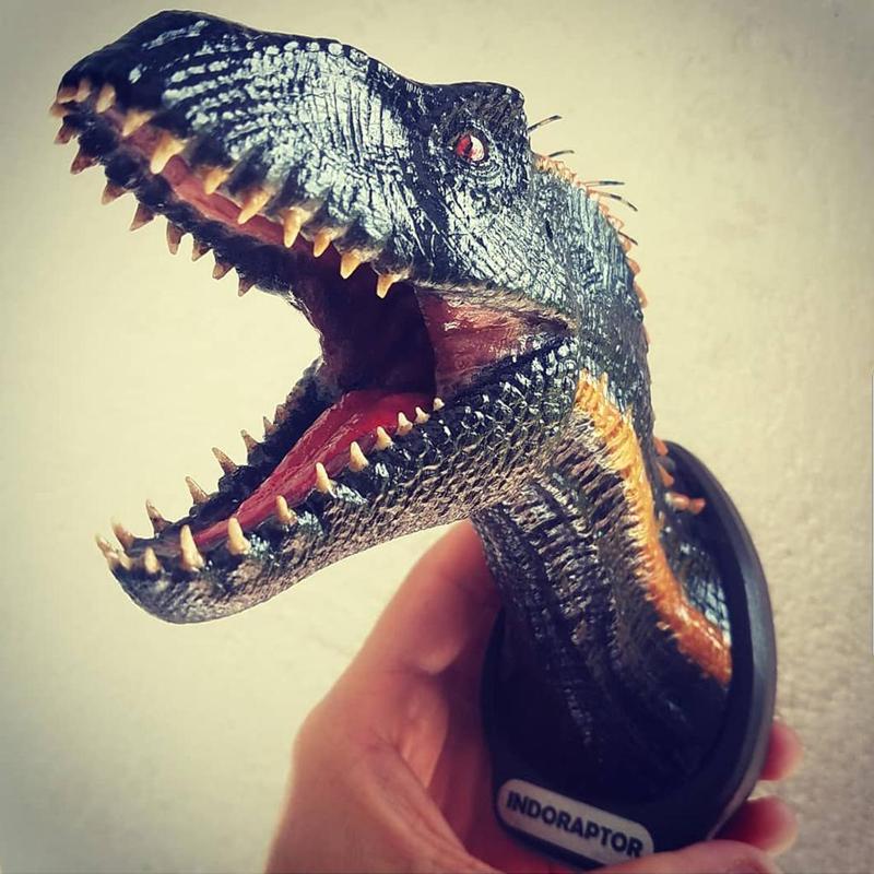 INDORAPTOR bust for 3D printing