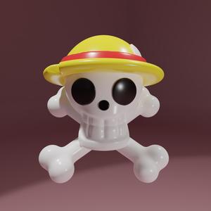 rubber skull one piece