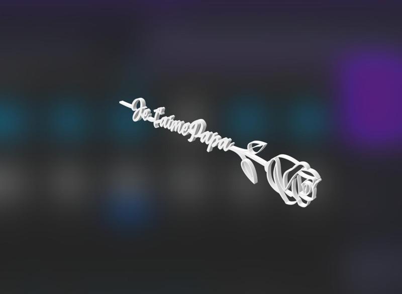 pink I love you dad, auntie, mami