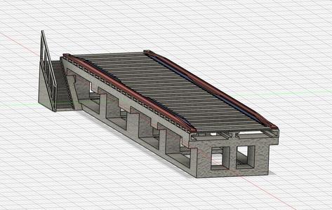 H0 scale railroad gauge changer
