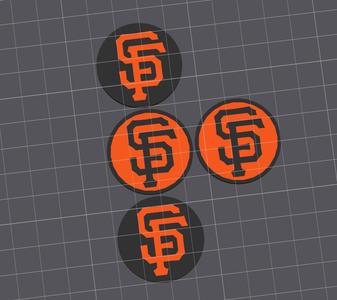 San Francisco Giants - Tire Valve Stem Cap