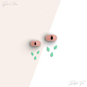 Leaf Micro Clay Cutter, Leaves Polymer Clay Cutter, Tiny Clay Cutter, 2 Sizes Included, Digital STL File, No: 42