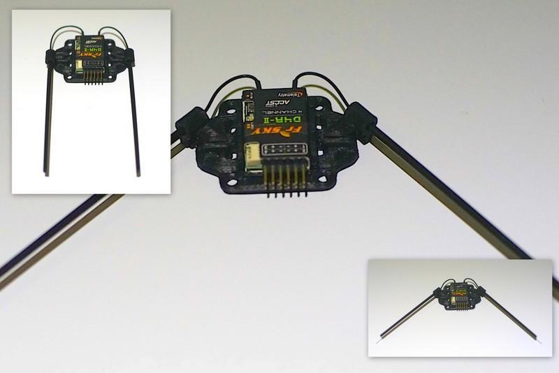 FrSky D4R-II Tray w/ Folding Antenna Holder