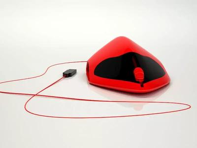 3d Mouse Keyboard Comuter Mouse Red Black 3d Print Model