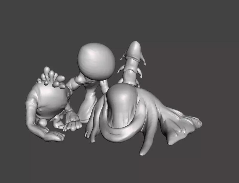 4 Commandments on Mael 3D Model