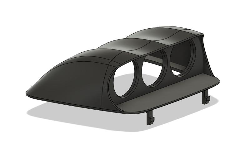 SUBARU IMPREZA WRX Triple DASH GAUGE PODS holder 60MM