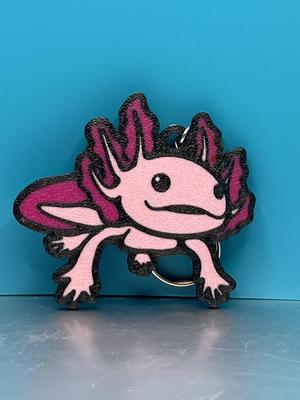Axolotl Keychain