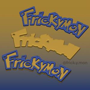 Frickymon keychain