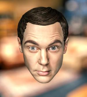 Sheldon Cooper Jim Parsons The Big Bang Theory Head