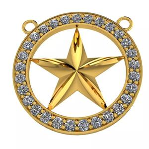 FIVE 5 POINT STAR PENDANT NECKLACE CHARM BRACELET