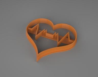Heart cookie cutter