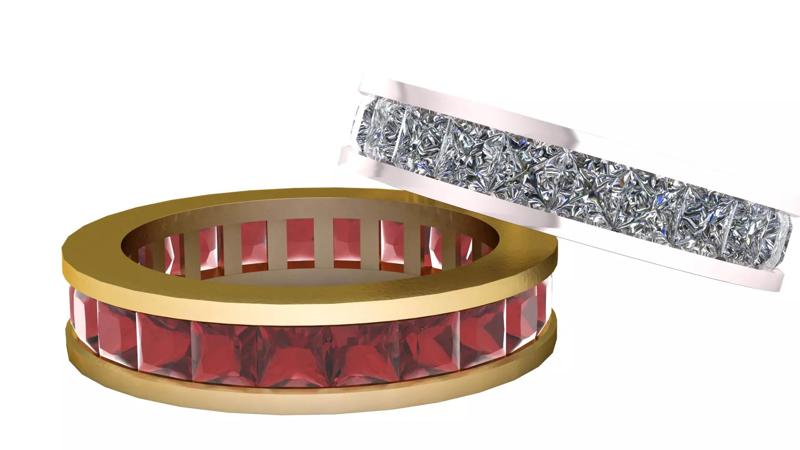 3D GOLD BRACLET PENDANT