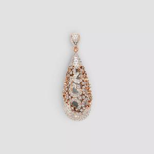 3D Cad jewelry design of Lady diamond Necklace