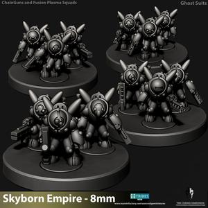 GhostSuit Squadrons - Skyborn Empire - 8mm