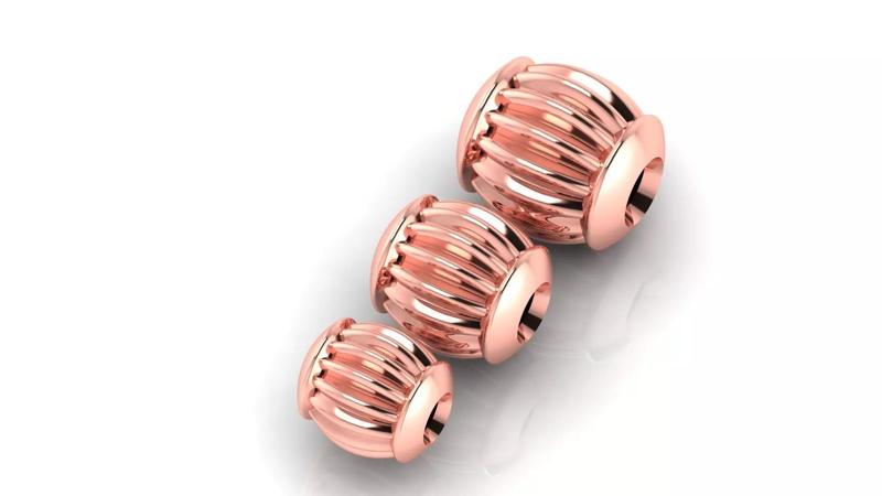 3 size Spherical beads