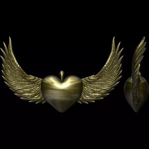 The Winged Heart Pendant