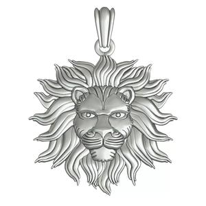 3D Printable Lion Pendant